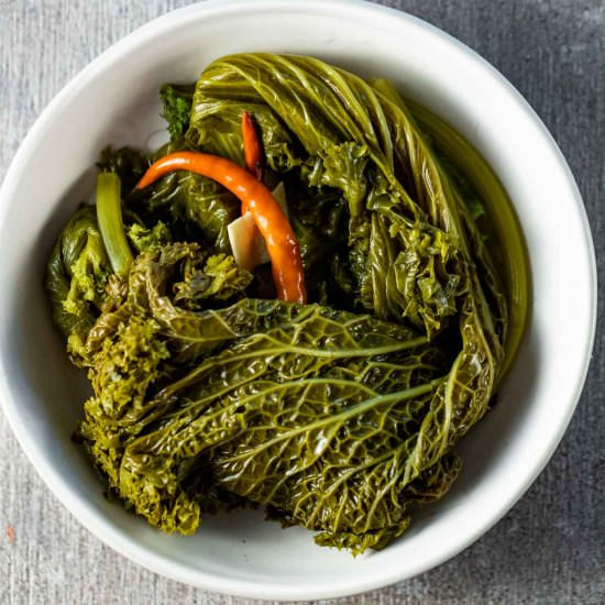 Chinese Pickled Mustard Greens