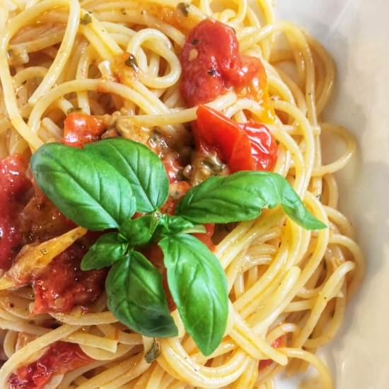 Pasta With Fresh Tomatoes Recipe
