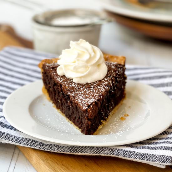 Easy Brownie Pie