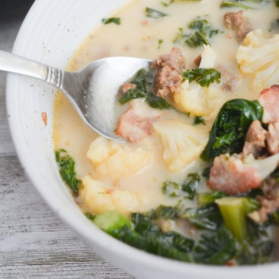 keto zuppa toscana soup