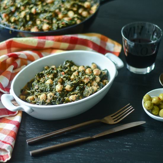 Spanish Chickpea and Spinach