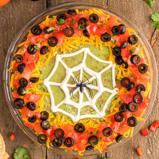 Spider Web Taco Dip
