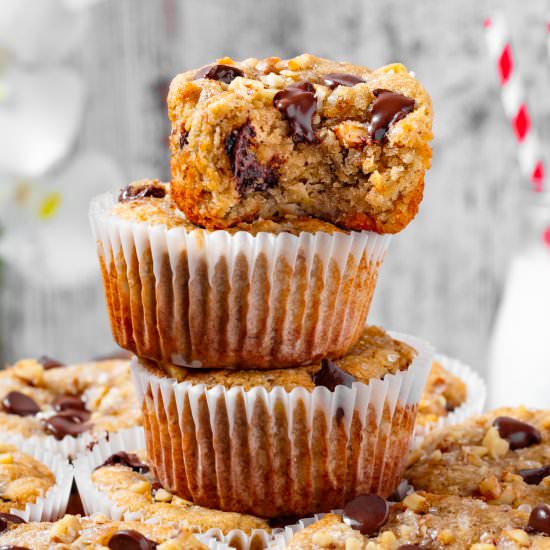 Almond Flour Banana Muffins