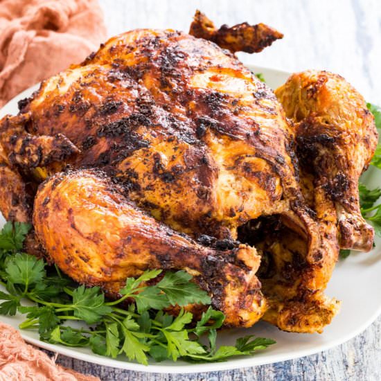 Air Fryer Rotisserie Chicken