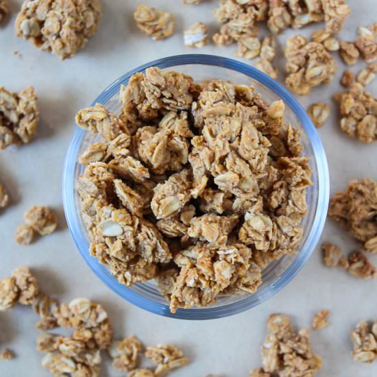 Easy Peanut Butter Granola