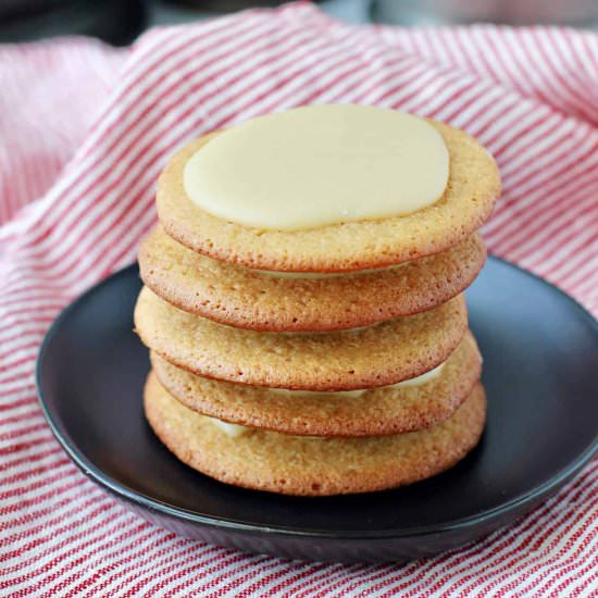Maple Syrup Pancake Cookies