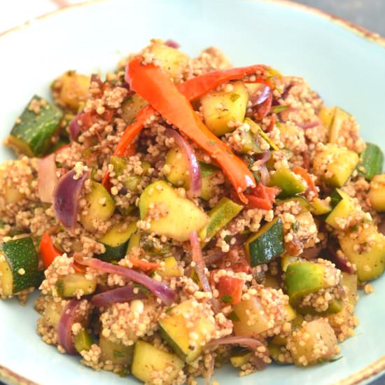 Couscous with Spiced Zucchini