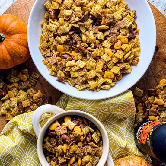 Spicy Brown Butter Chex Mix