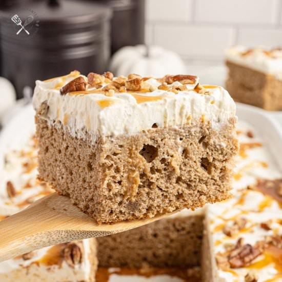 Pumpkin Poke Cake