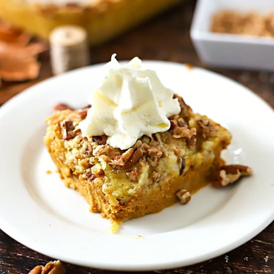 Easy Pumpkin Dump Cake