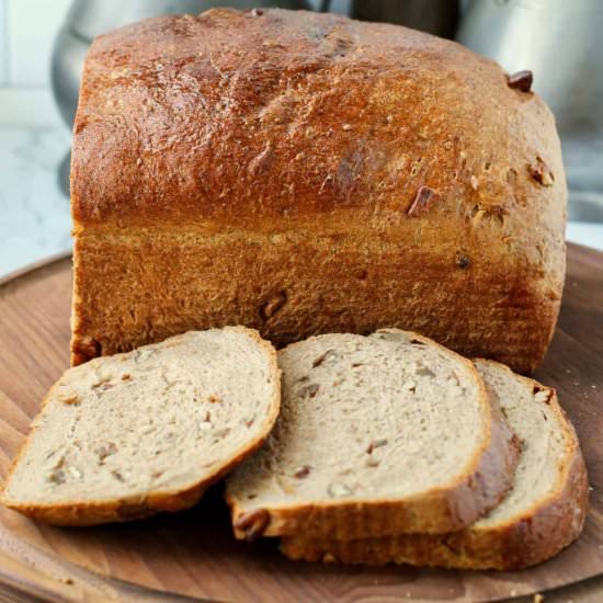 Maple Pecan Oat Bread