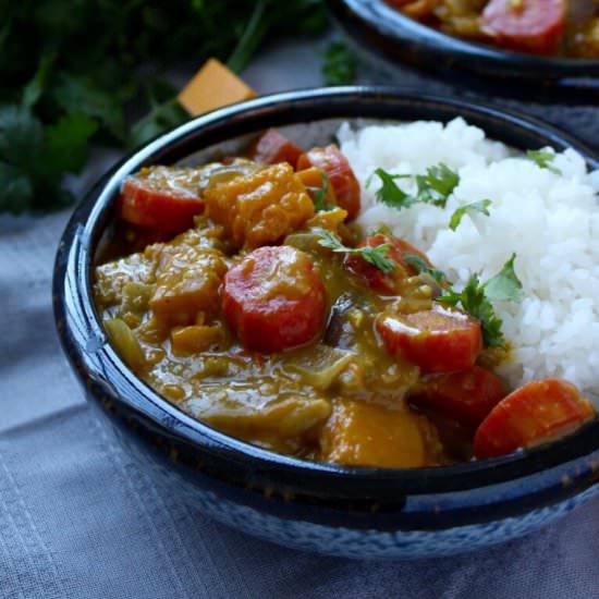 Pumpkin and Carrot Curry
