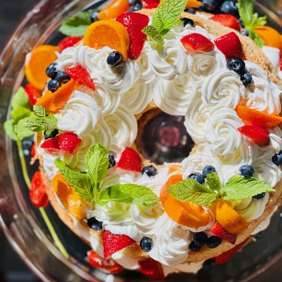 Pimm’s Cup Sponge Cake
