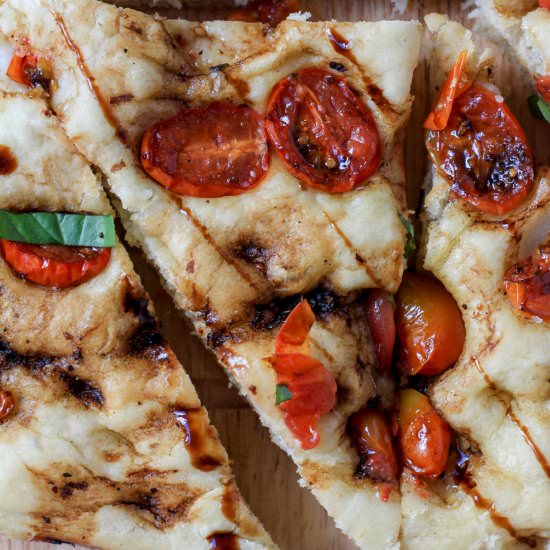 Focaccia with Marinated Tomatoes