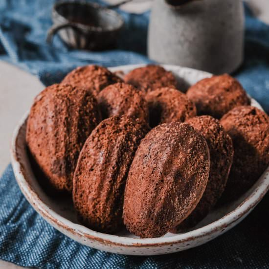 Dark Chocolate Madeleines