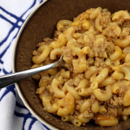 One Pot Cheeseburger Casserole