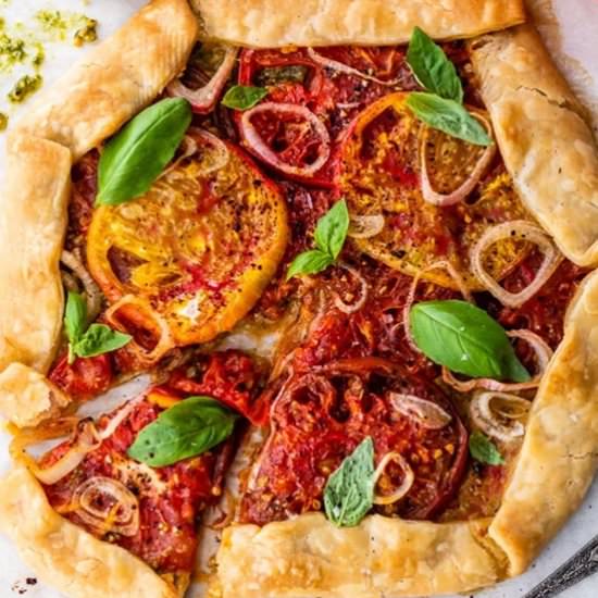 Heirloom Tomato Galette