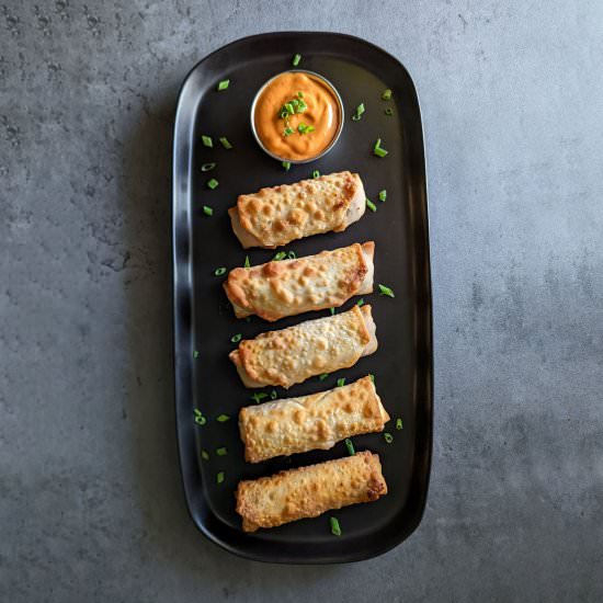 Air Fryer Cheeseburger Egg Rolls