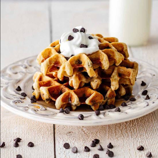 Chocolate Chip Waffles