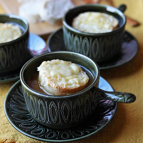 Slow Cooker French Onion Soup