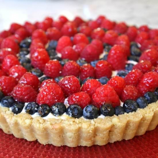 No Bake Raspberry Pie