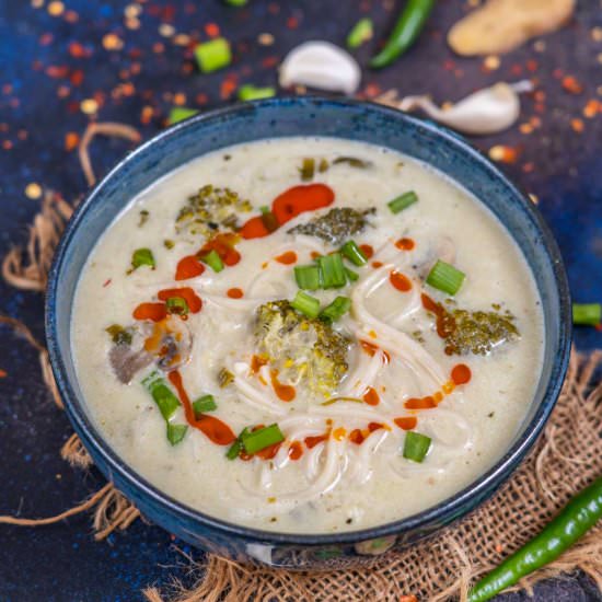 Thai Green Curry Noodle Soup