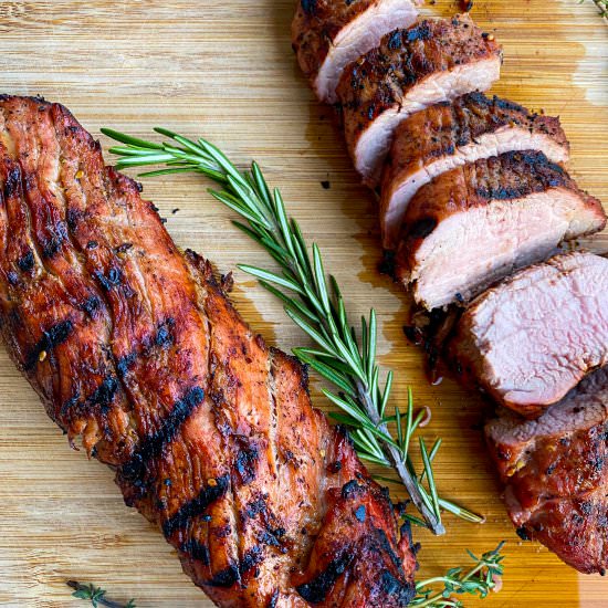 Juicy Grilled Pork Tenderloin
