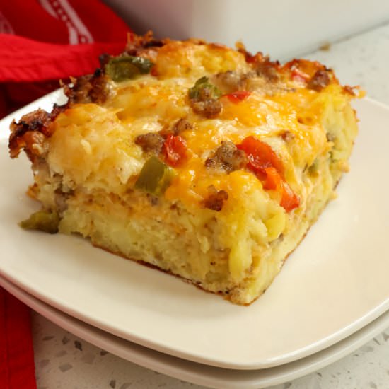 Tater Tot Breakfast Casserole