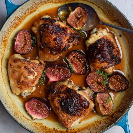 One Pan Fig & Masala Chicken