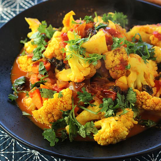 Cauliflower with Raisins