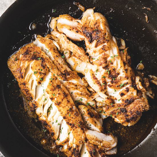 Pan Fried Cod Fish