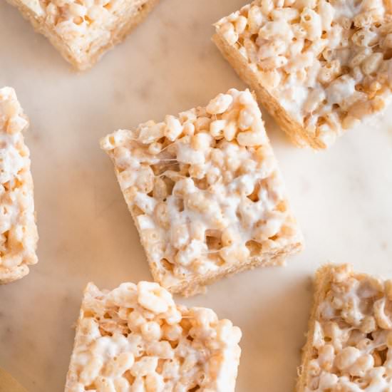 Brown Butter Rice Krispie Treats
