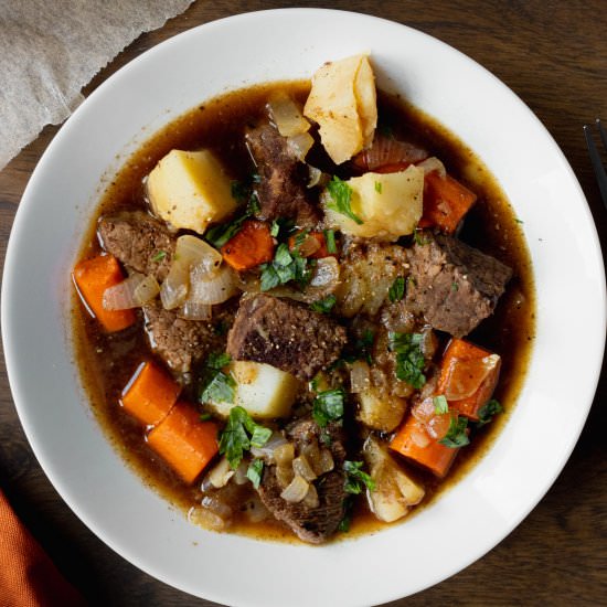 Stovetop Beef Stew Without Wine