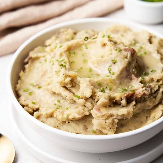 Skin On Mashed Potatoes