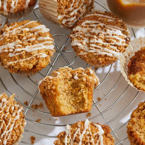 Vegan Cinnamon Streusel Muffins