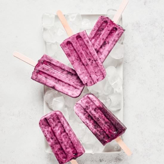 Cherry Coconut Popsicles