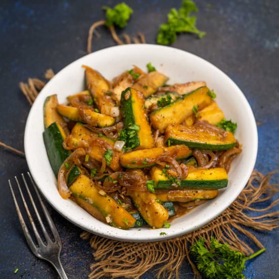 Hibachi Zucchini