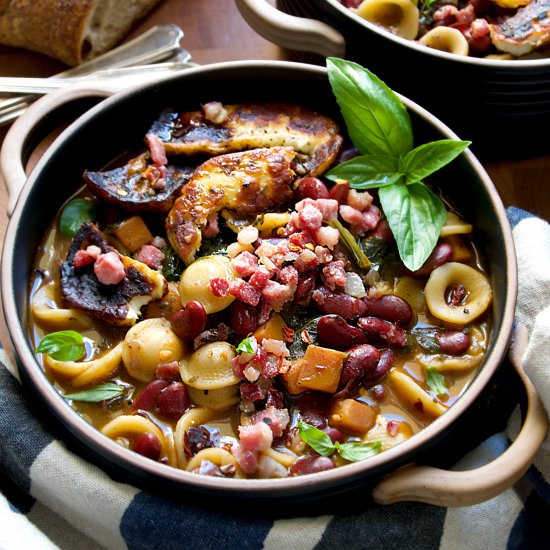 Red Bean Soup With Greens