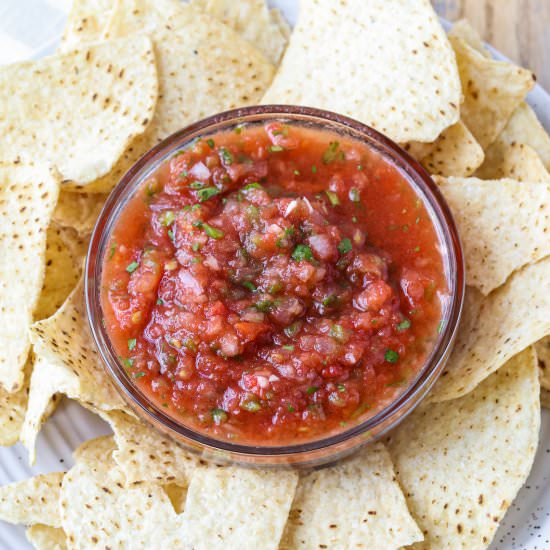 Texas Restaurant Style Salsa