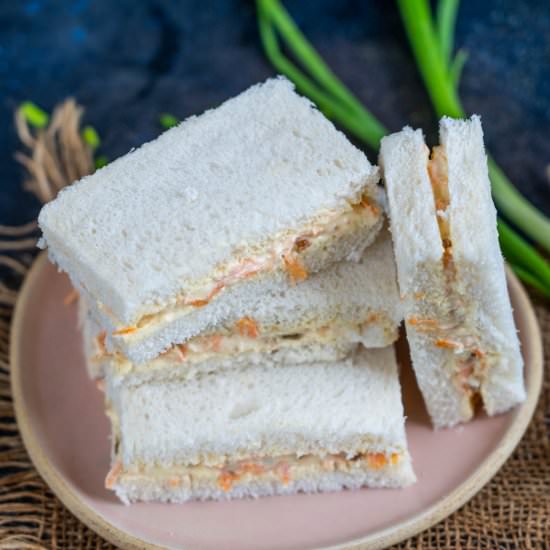Carrot Cream Cheese Sandwich