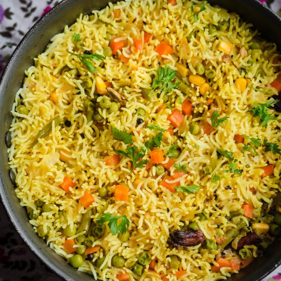 The BEST Veg Pulao
