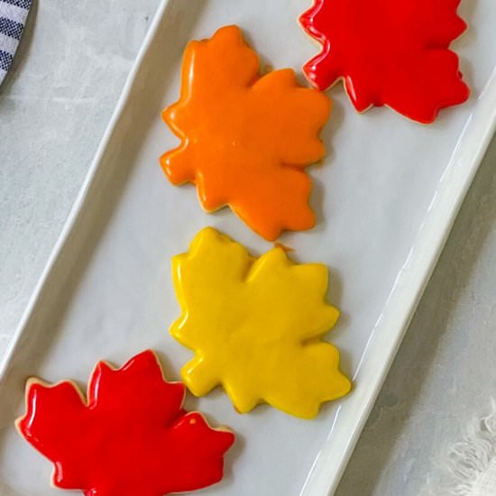 Maple Leaf Sugar Cookies