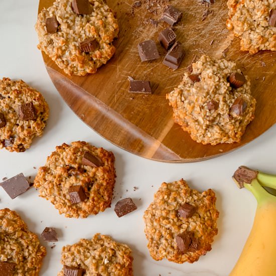 Healthy Chunky Monkey Cookies