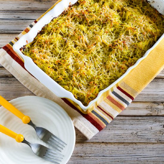 Pesto Spaghetti Squash