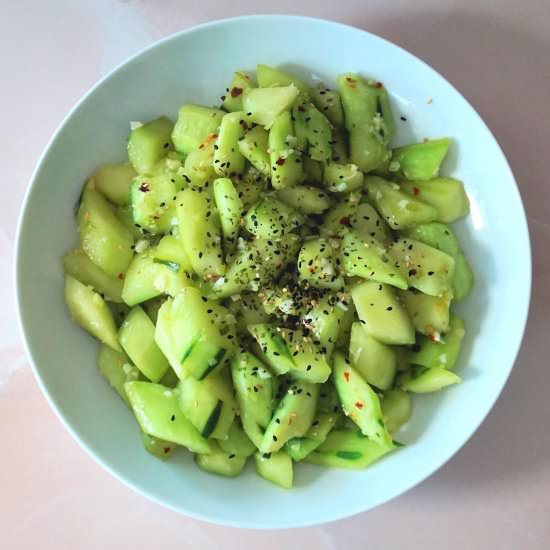 stir fried cucumbers