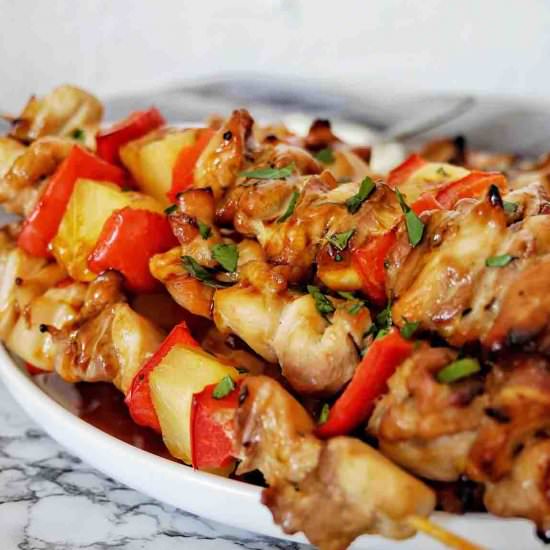Oven Chicken Kabobs