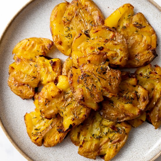 Crispy Smashed Potatoes