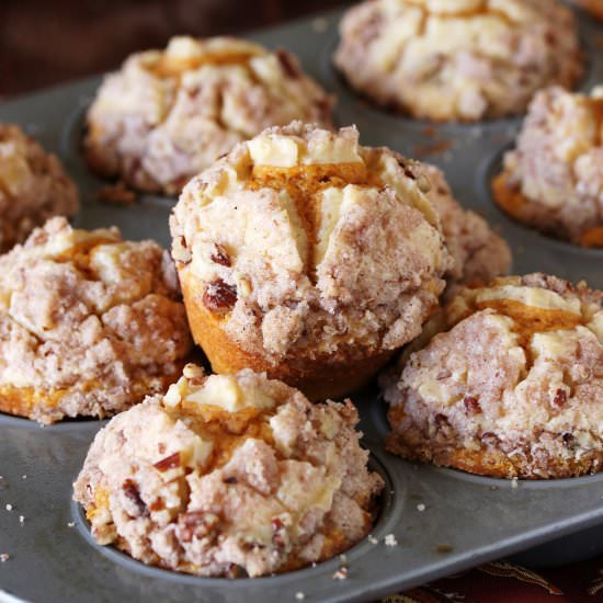 Pumpkin Cream Cheese Muffins