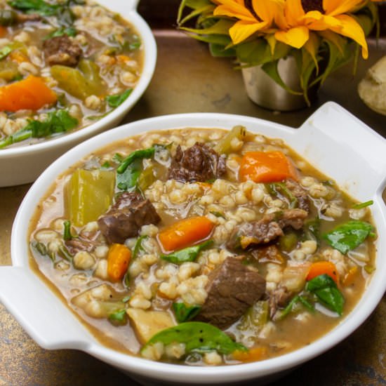 Best Beef Barley Vegetable Soup