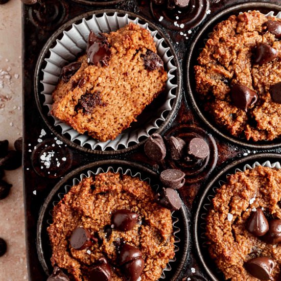 almond flour pumpkin muffins